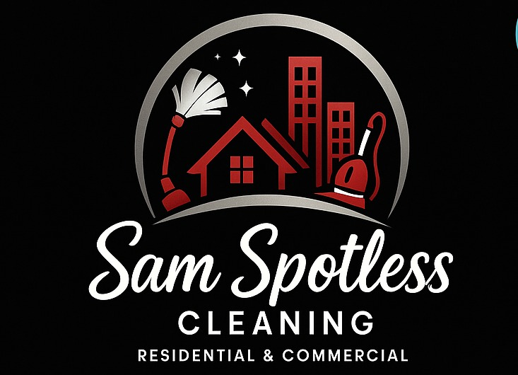 Sam Spotless Cleaning Logo